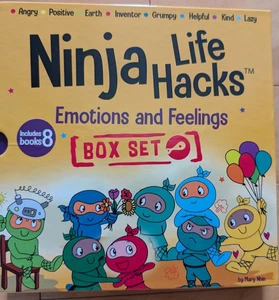 Ninja Life Hacks Emotions and Feelings 8 Book Box Set by Mary Nhin (Paperback) - Picture 1 of 5