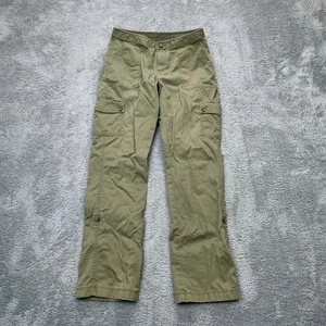LL Bean Hose Damen 4T grün Cargo Utility Taschen gerades Bein bevorzugte Passform - Bild 1 von 8