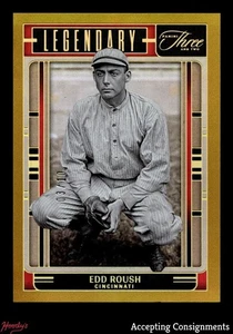 2025 Panini Three and Two Legendary Holo Gold #1 Edd Roush 03/10 REDS - Picture 1 of 2