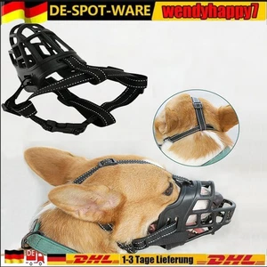 Maulkorb für kleine mittlere große extra große Hunde Anti-Beißen-Korbmaulkörbe/ - Bild 1 von 25