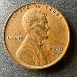 1930-D Lincoln Wheat Penny Top Zustand - Bild 1 von 4