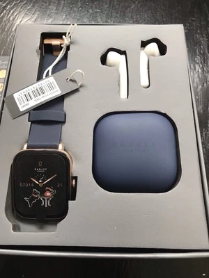 RADLEY S20 Ink Blue Silicone Strap With Earbuds - Image 1 of 4