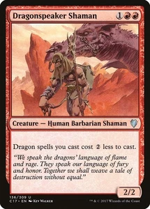 Magic The Gathering Dragonspeaker Shaman - Commander 2017 #136 - Imagen 1 de 1