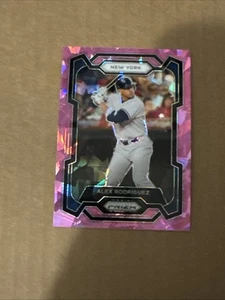 ALEX RODRIGUEZ PRIZM LEGENDS PINK CRACKED ICE REFRACTOR NEW YORK YANKEES 75 2024 - Bild 1 von 2