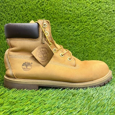 Timberland 6-Inch Premium Boys Size 7Y Brown Outdoor Waterproof Ankle Boots - Image 1 of 4