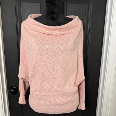 Camisa Umgee Fuera del Hombro Top Rosa Talla Pequeña Suave Mezcla de Algodón Foto 1 de 4