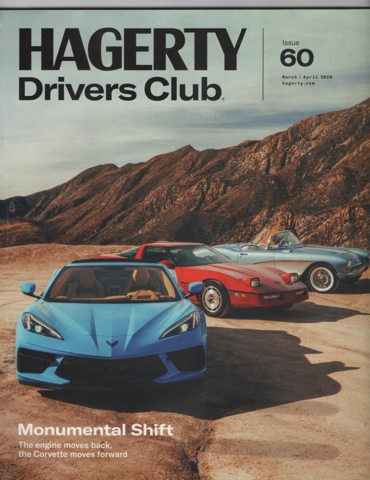 Hagerty Drivers Club Magazine March- April 2020 Corvette Issue #60 w/ 69 YENKO Foto 1 de 1