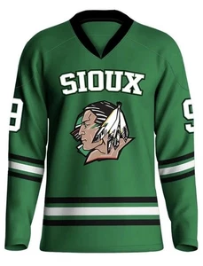 JONATHAN TOEWS #9 NORTH DAKOTA FIGHTING SIOUX BESTICKT EISHOCKEY TRIKOT XL - Bild 1 von 2