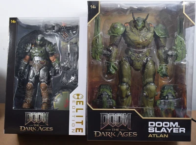 McFarlane Toys DOOM THE DARK AGES Elite Edition or Atlan Slayer Action Figures