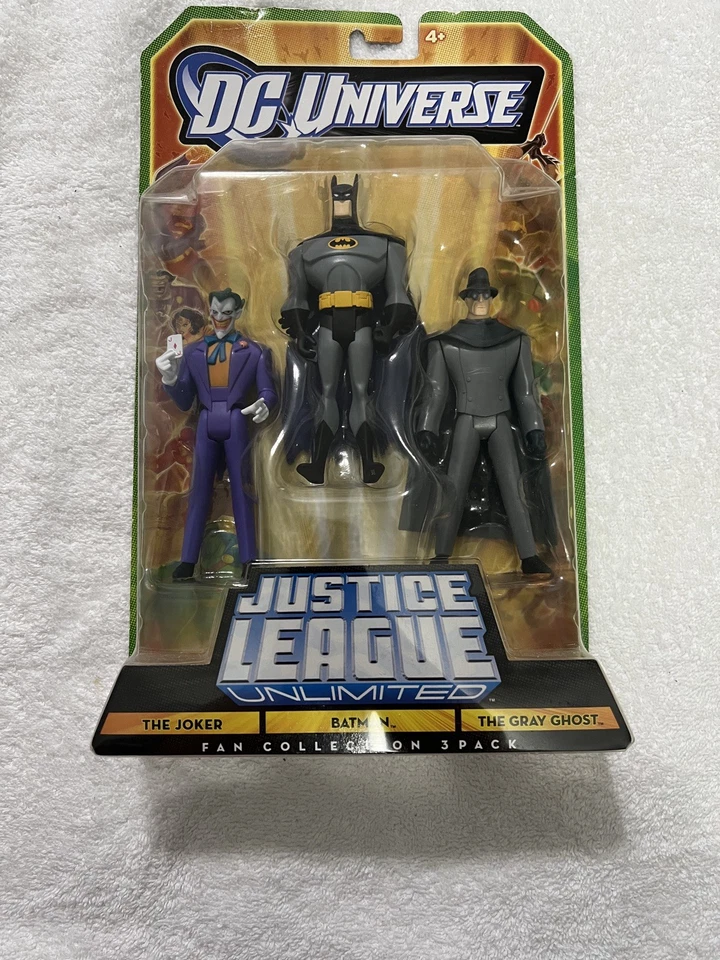 DC Universe Justice League Unlimited 3-Pack The Joker Batman The Gray Ghost - Image 1 of 1