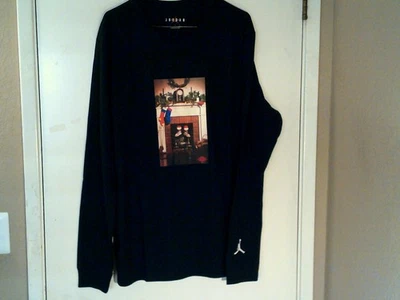 NUEVO AIR JORDAN "Tee Jordan Jumpman Chimney LS" HOMBRE NEGRO ROJO XL CV1745-010 Foto 1 de 4