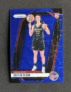 2024 Panini Prizm WNBA Caitlin Clark #145 Rookie RC Blue Velocity Sky - Picture 1 of 2
