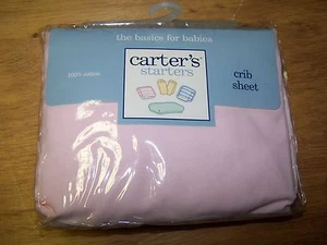 NUEVO CARTERS STARTERS Vintage ROSA Sábana de Cuna Ajustada - Imagen 1 de 1
