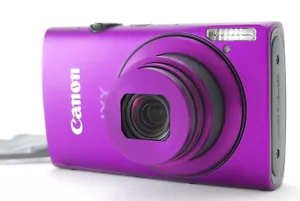 【N MINT】Canon IXY 600F 12.1MP Purple 8x Zoom Compact Digital Camera From Japan - Picture 1 of 10