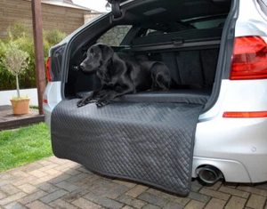 Hundebett Kofferraum Matte Luca Autoschondecke Autositz Schwarz XXL 110x90x5x60 - Bild 1 von 11
