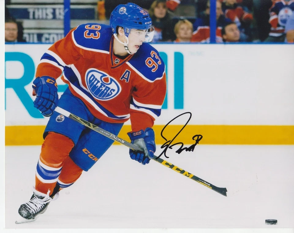 Ryan Nugent Hopkins 8x10 firmado con certificado de autenticidad Edmonton Oilers #1 Foto 1 de 1