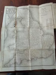 1824 PATERSON'S ROADS DIRECT & PRINCIPAL CROSS ROADS by MOGG 9 FOLD-OUT MAPS ^ - Picture 1 of 18
