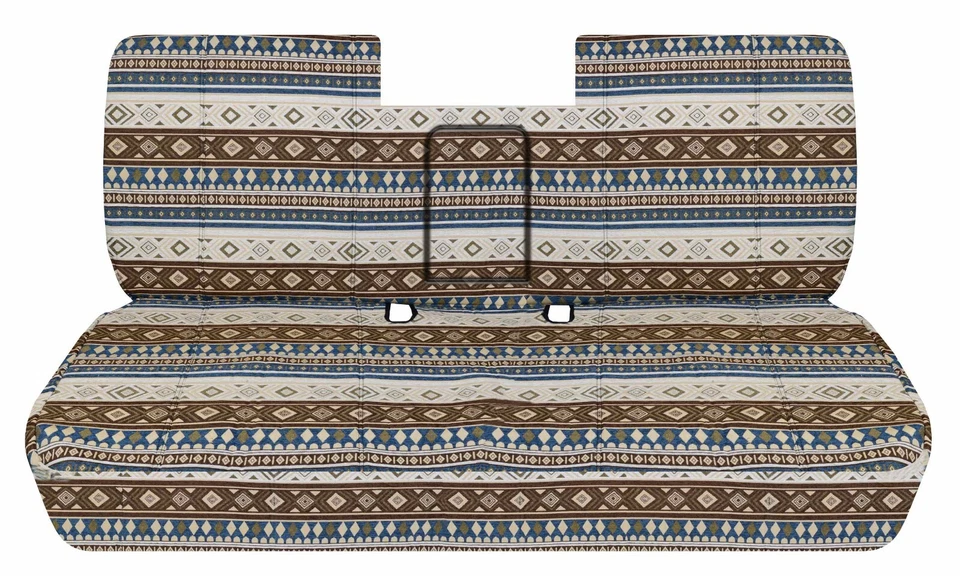 Banco delantero para camioneta Ford F150-250 1987-1991 con reposabrazos cubiertas de asiento de auto azteca Foto 1 de 2