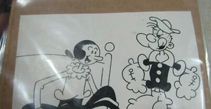 Vintage 70er/80er Jahre Risqué Naughty Popeye & Olive Oyl Cartoon - Bild 1 von 6