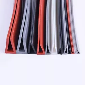 1 Meter Silicone Rubber Sealing Strip Edge Trim Door Edge Guard Weather Strip - Picture 1 of 7