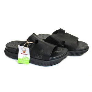 KuaiLu Womens Fashion Orthotic Slides Ladies Black Size 9 Slip On Adjustable - Picture 1 of 6