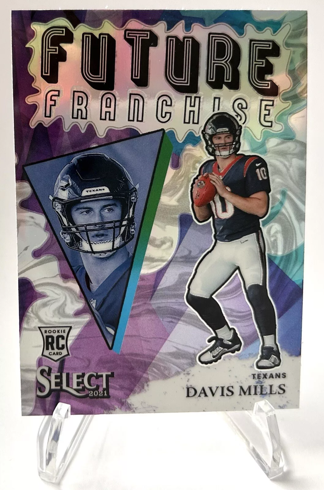 2021 PANINI SELECT DAVIS MILLS FUTURE FRANCHISE RC HOUSTON TEXANS FFR-20