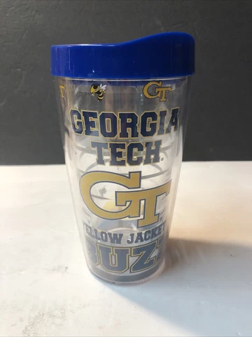 GaTech insulated tumbler with lid. 16 oz Cover