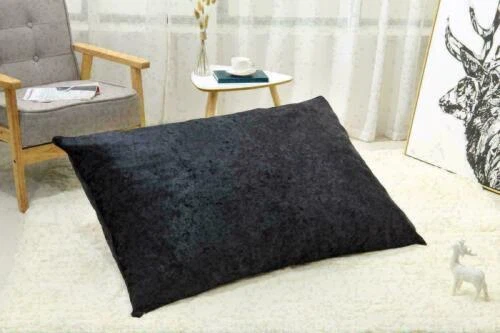 MAYA Luxury Pet Cushion Covers Crushed Velvet Comfortable Pillowcases for Dog Cat Bed