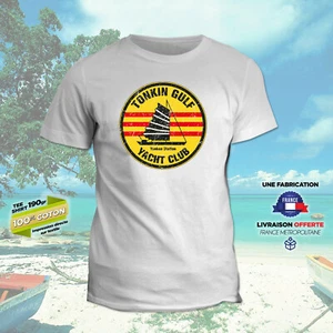Camiseta Tonkin Gulf Yacht Club Yankee Station Guerra de Vietnam; Nueva - Imagen 1 de 10