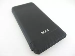 Tumi Folio Phone Case For Samsung Galaxy black Leather New - Picture 1 of 6