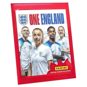 Panini One England Sticker Sammlung Fußball Sticker Paket (5 Sticker) - Bild 1 von 5