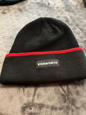 Gorro Kenworth rojo a rayas negro Foto 1 de 2