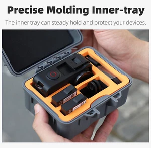 Per DJI OSMO ACTION 5 Pro 4 3 accessori fotocamera borsa portaoggetti custodia portatile - Foto 1 di 24