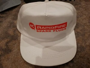 AC RapidFire Zündkerzen Vintage weiße Mütze - Bild 1 von 6