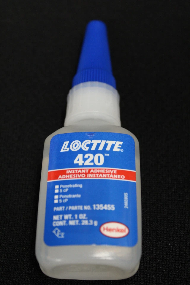 1oz Bottle LOCTITE® 420 Instant Adhesive Super Glue Exp 4/25 Fast Shipping