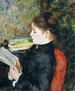 Pierre-Auguste Renoir, "The Reader" Image Size: 17.875"h x 22"w - Picture 1 of 1