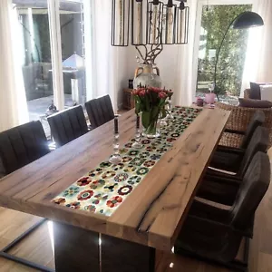 Stylischer Tischläufer aus deutscher Manufaktur, extra lang in tollen Designs - Bild 1 von 11