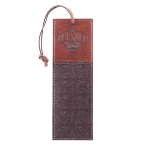 Blessed Man LuxLeather Bookmark - Picture 1 of 1