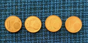 Kursmünzen Niederlande 4x 1 Euro-Cent 2000 - 2004 (ohne 2002) - Bild 1 von 2