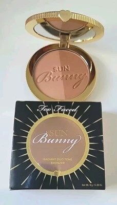 Too Faced SUN BUNNY Radiant Duo Tone BRONZER - 8 g / 0.28 oz - BRAND NEW - Image 1 of 4