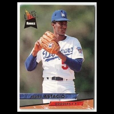 Tarjeta de béisbol Pedro Astacio Rookie #49 1993 Fleer Ultra Los Angeles Dodgers MLB Foto 1 de 3
