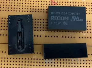Convertidor DC/DC ±15V ±100mA 3W 5Vin 1000V aislado. Recom REC3-0515DR/H1 varias cantidades - Imagen 1 de 3