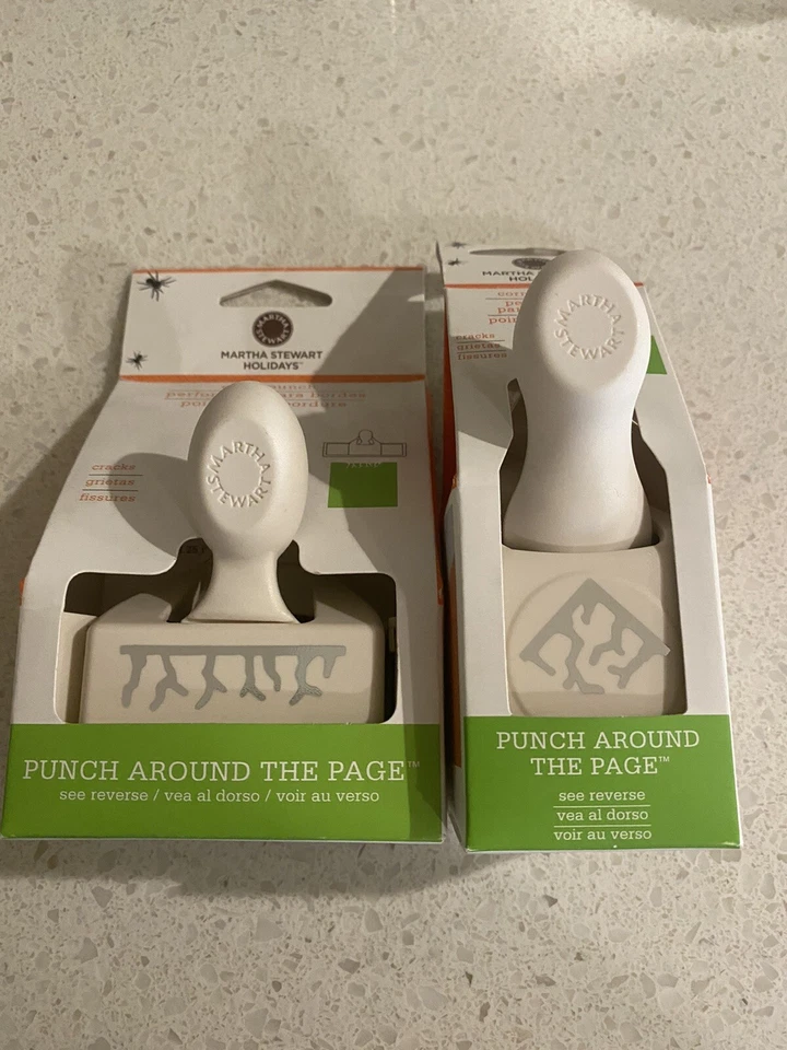  Martha Stewart Halloween Punch Around The Page (edge + corner) Cracks Brand New - Image 1 of 1