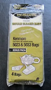 Kenmore 20 5033 205033 20 5023 205033 Vacuum Bags ~ Vacmaster Pack of 4 Bags - Picture 1 of 2