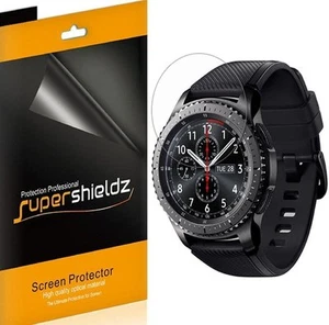 6X Supershieldz Clear Screen Protector Saver for Samsung Gear S3 Frontier - Picture 1 of 3