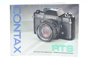Contax RTS Original Instruction Manual (English, German) - Picture 1 of 1