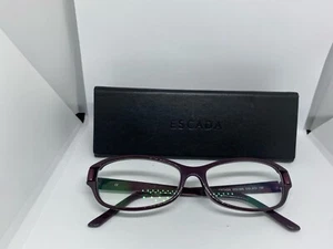 Escada VES109S Full Rim Eyeglasses Frames - Eyewear 9FD 135 - Picture 1 of 5