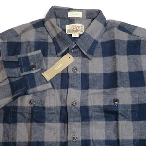J Crew mittelschweres Flanell Arbeitshemd Knopfleiste Hemd Buffalo Karo Herren Small neu mit Etikett - Bild 1 von 7