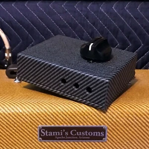 Stami's Customs - Blackout Tweedy Bird Speaker Attenuator in Black out Tweed - Picture 1 of 4