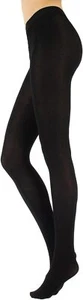 CALZITALY - Cashmere Wool Tights – Fleece Lined Warm Pantyhose Small, Black - Picture 1 of 5